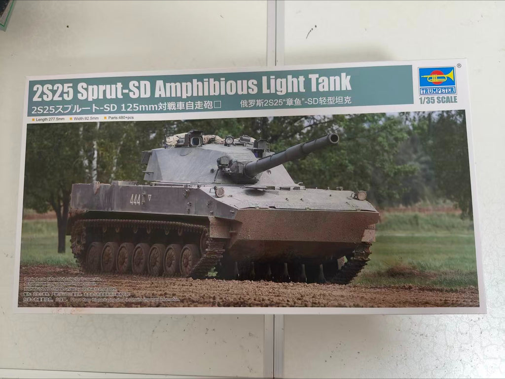 Trumpeter 09599 1/35 Scale 2S25 Sprut-SD Amphibious Light Tank