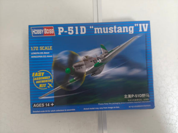 Trumpeter HOBBY BOSS 1/72 P-51D "Mustang" Fighter 80230