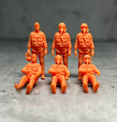 Modern US Army Pilot Soldier Team (6-man group) LSSNO25 1/35/48/64/72/87/100/144