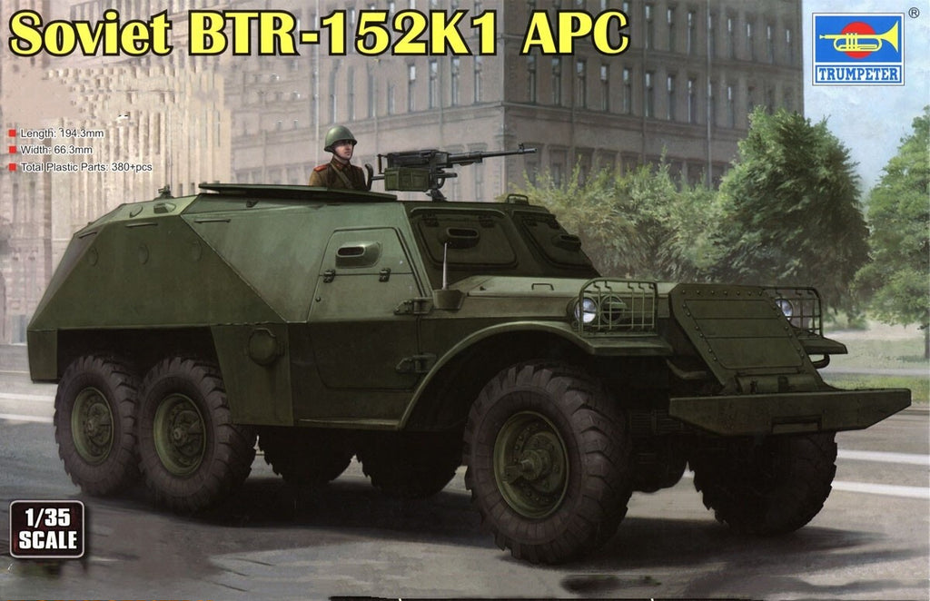 Trumpeter 09574 1/35 Soviet BTR-152K1 APC model kit