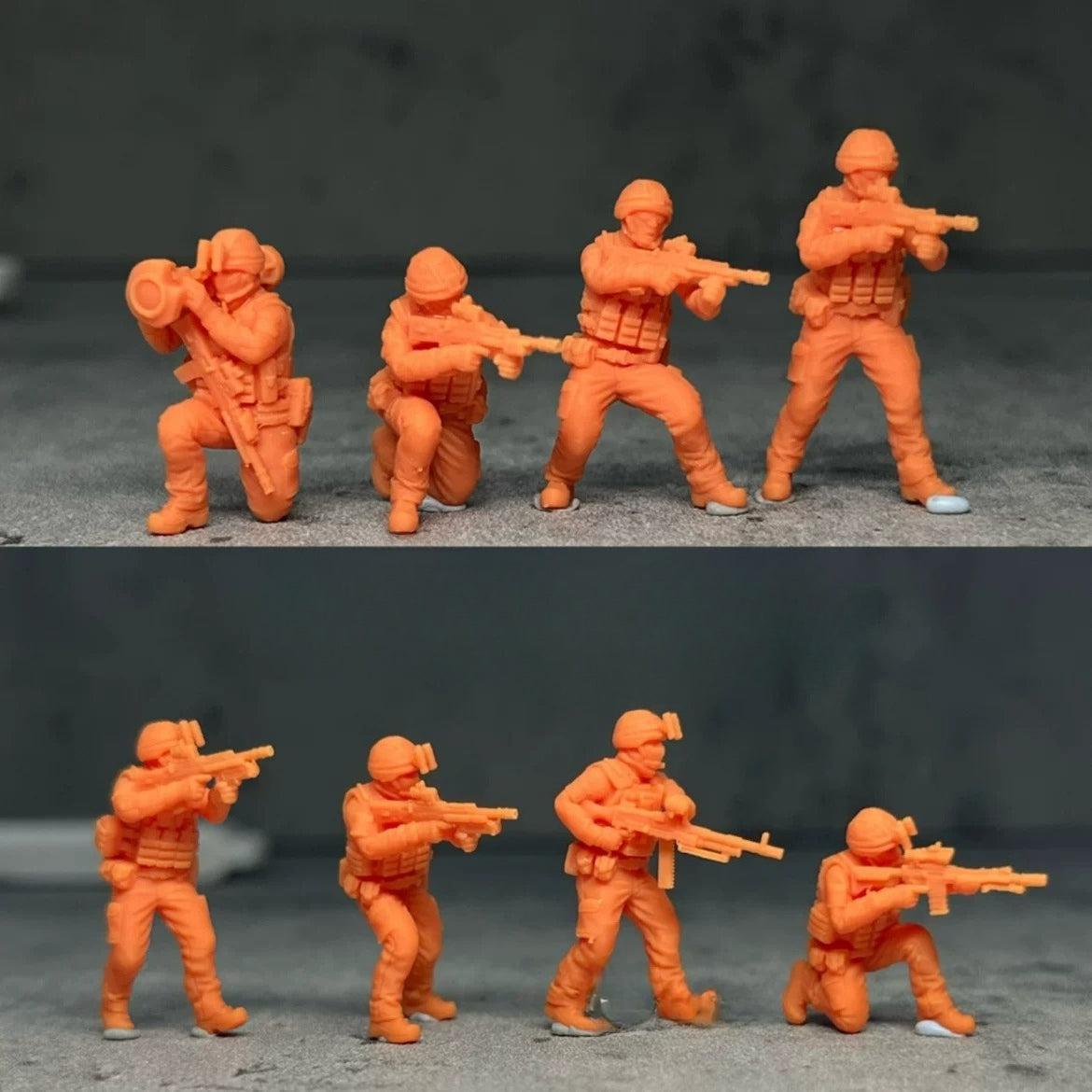 Modern British Soldier Combat Team 8pcs LSSNO4 1/35/48/64/72/87/100/144