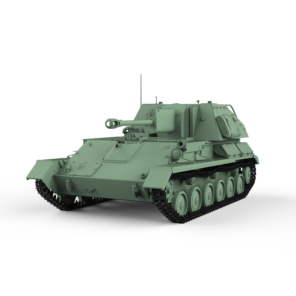 SSMODEL 611 Military Armoured Model Kit Soviet SU-76M 76mm ZiS-3 Tank Destroyer Secondary image
