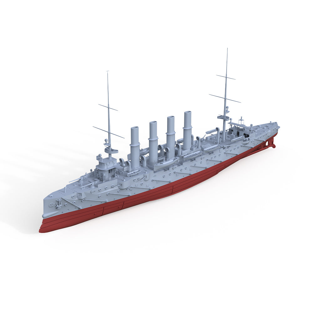 SSMODEL 504S Military Warship Model Kit Russian Navy Varyag Protected Cruiser — scale model kit