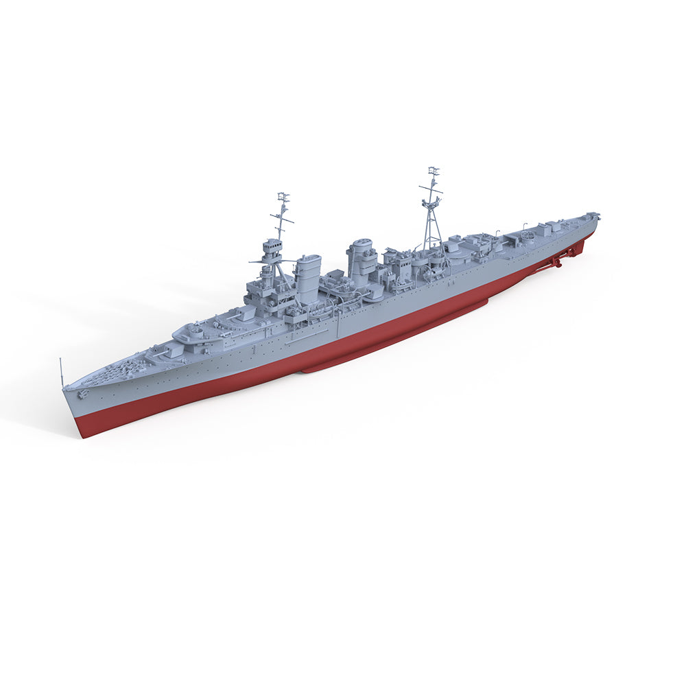 SSMODEL 561S Military Warship Model Kit HMS Hawkins Cruiser Main image