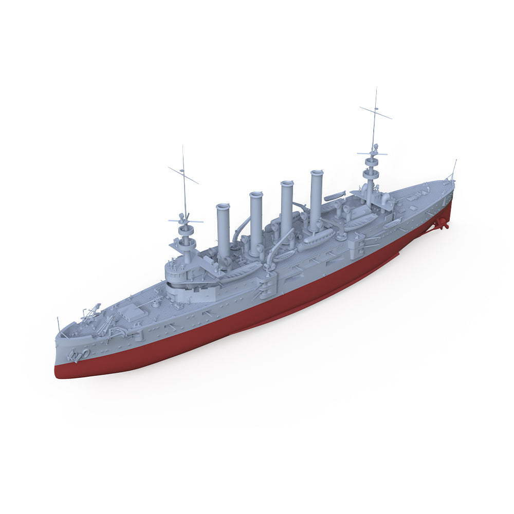 SSMODEL 511S Military Warship Model Kit US Navy St.Louis Class Protected Cruiser — detail view 3