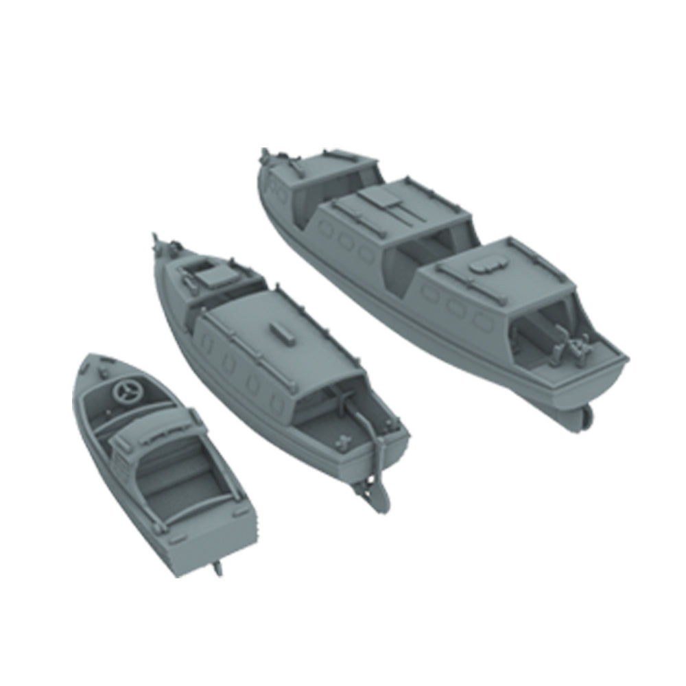Yao's Studio LY003C 1/700(350,200,144) Model Upgrade Parts Royal Navy Life Boats 3 styles 2 sets Type C — detail view 2