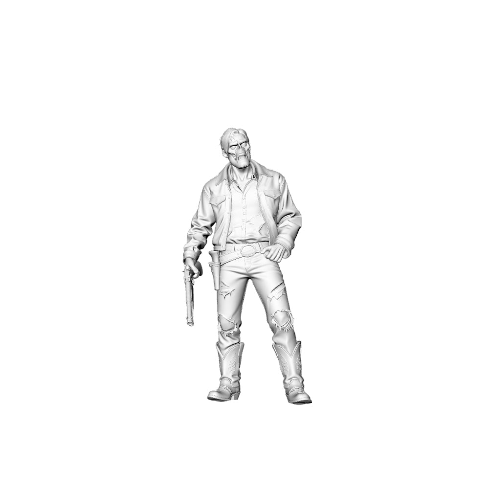 Detail view of MRY-SFW LYGR302 3D Printed Exotic Style Zombie Miniatures, Multi-Cultural Themed Undead Figures for Tabletop Wargames & Dioramas Model