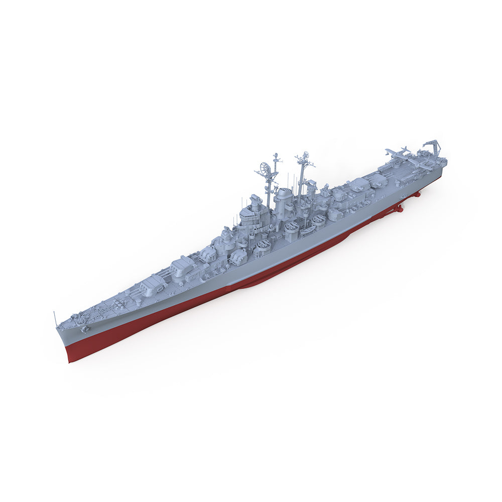 SSMODEL 551S Military Warship Model Kit US Navy Fargo class Light Cruiser CL-106 — detail view 3