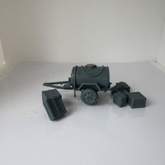 LYTS103 3D Printed Model Kit Scenic Terrain Water Tank Trailer Various Crates