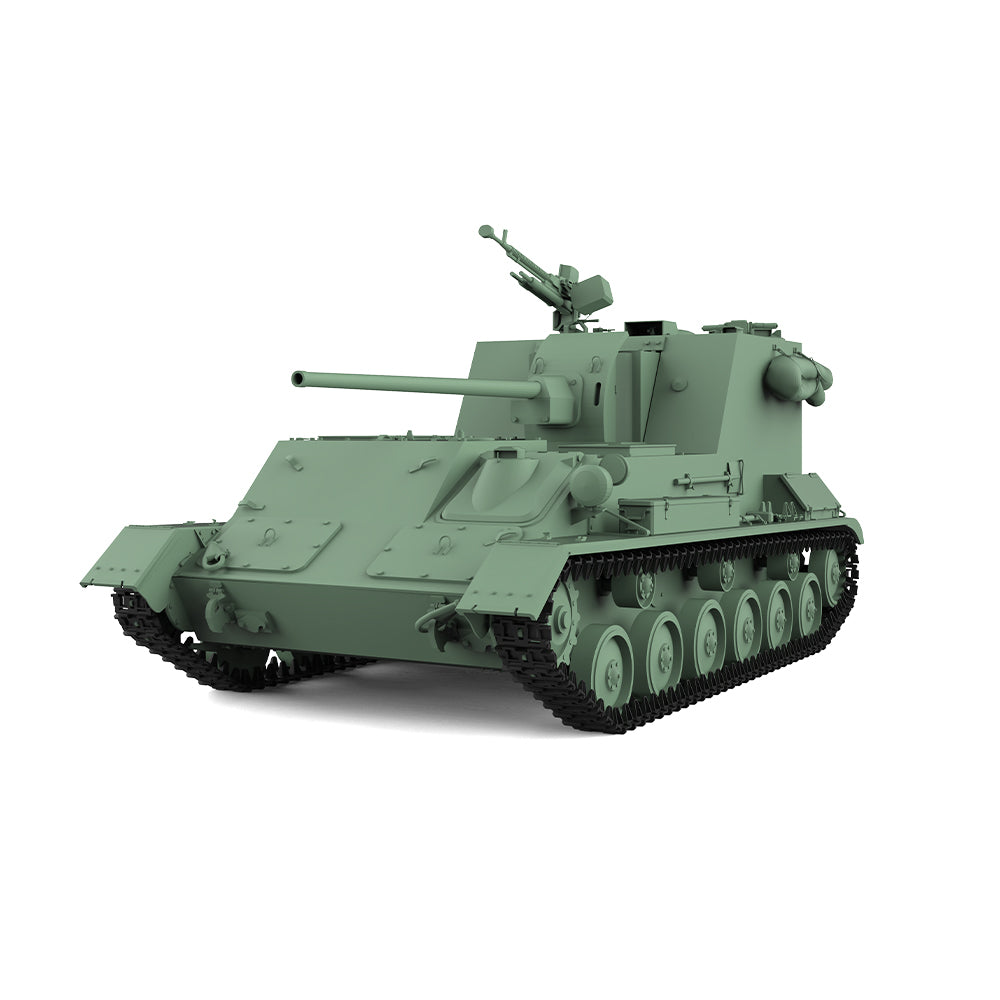 SSMODEL 609 Military Armoured Model Kit Soviet SU-76G Tank Destroyer Secondary image