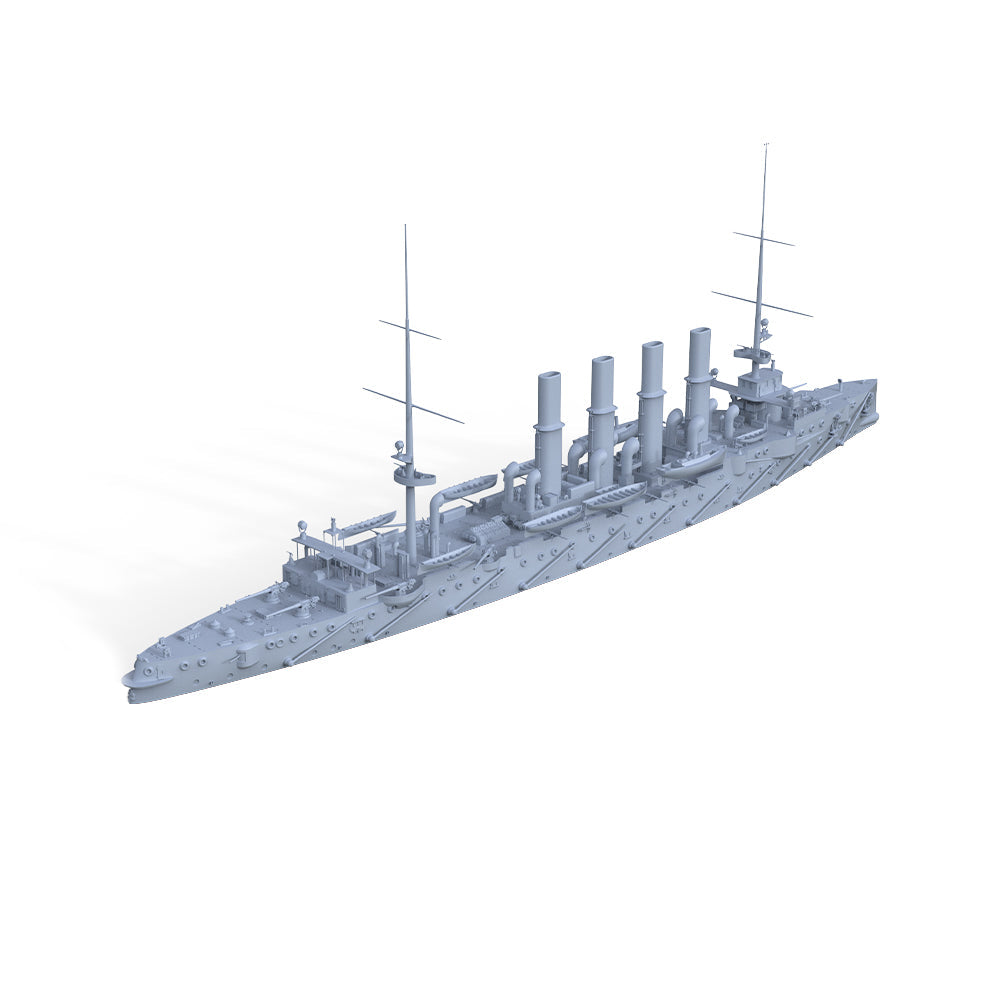 SSMODEL 504 Military Warship Model Kit Russian Navy Varyag Protected Cruiser