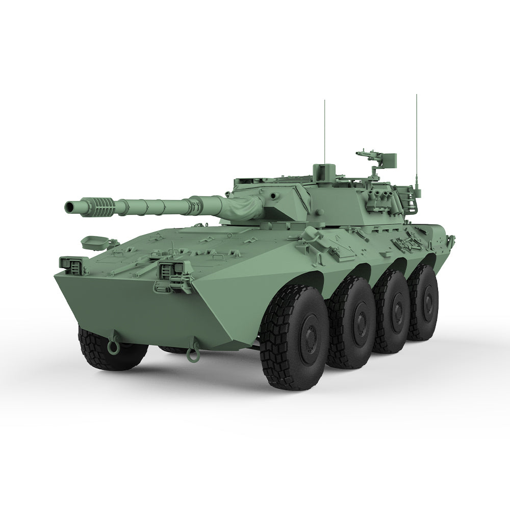 SSMODEL 695 Military Armoured Model Kit Italy Centauro I 105 Tank Destroyer — detail view 3