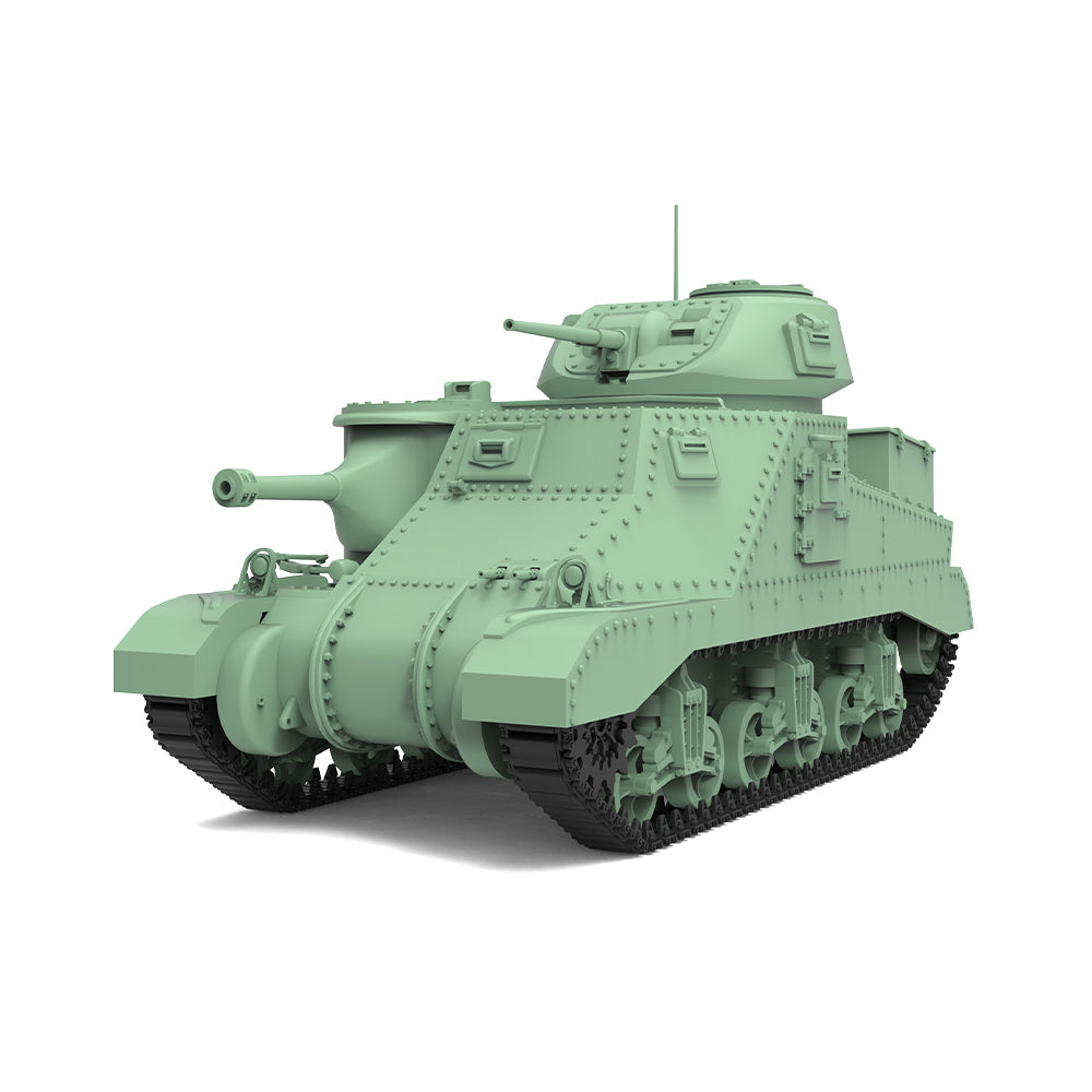 SSMODEL 511 Military Armoured Model Kit US M3 Grant Medium Tank Secondary image