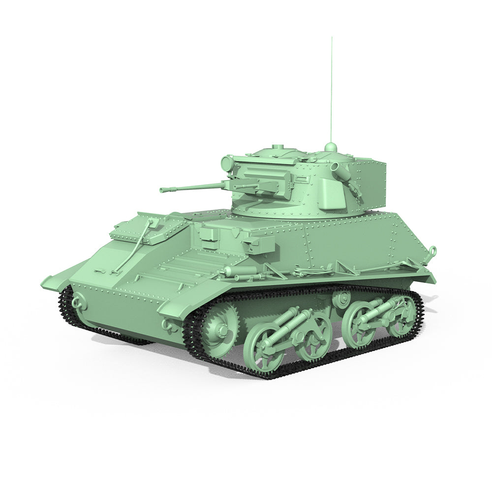 SSMODEL 575 Military Armoured Model Kit British Vickers Mk VI Light Tank Secondary image