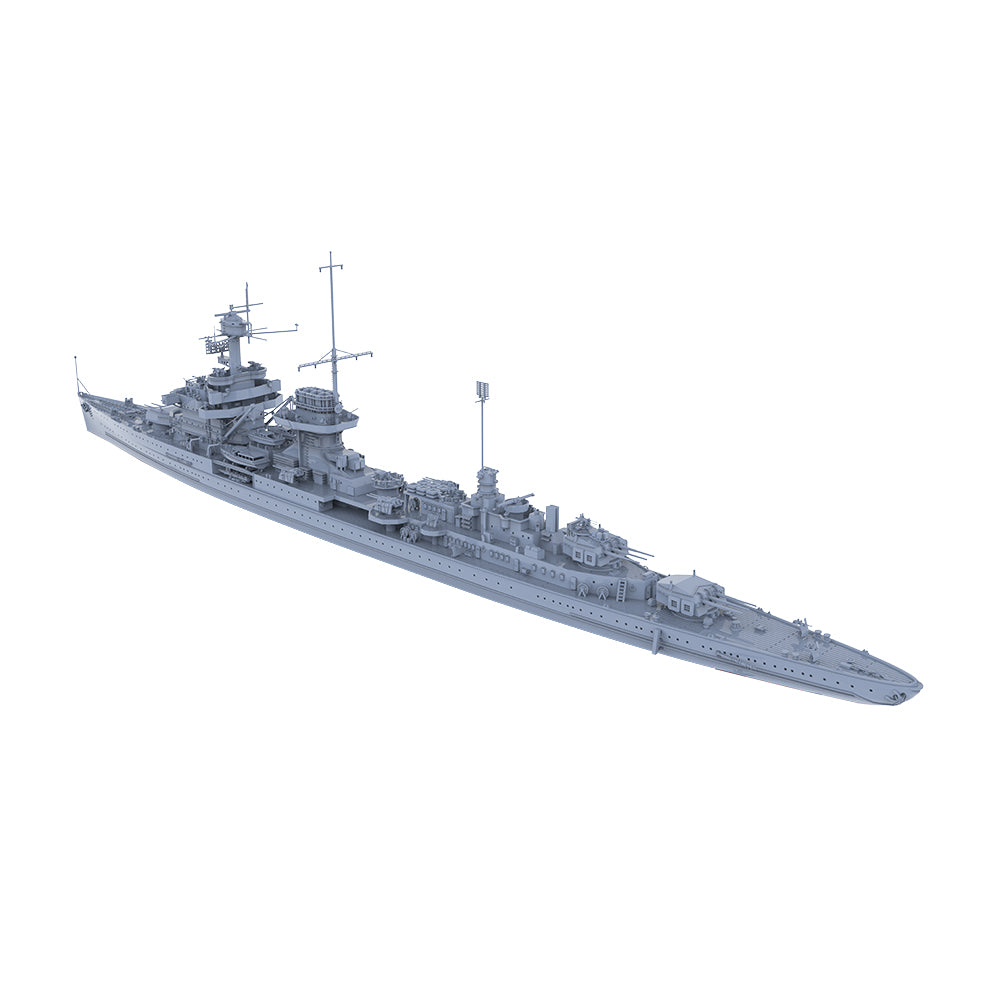 SSMODEL 565 Military Warship Model Kit German Navy Nuernberg Light Cruiser — detail view 2