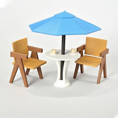 LYTP12217 1/12 Patio Table Miniature Dollhouse Scene 1:12 Scale