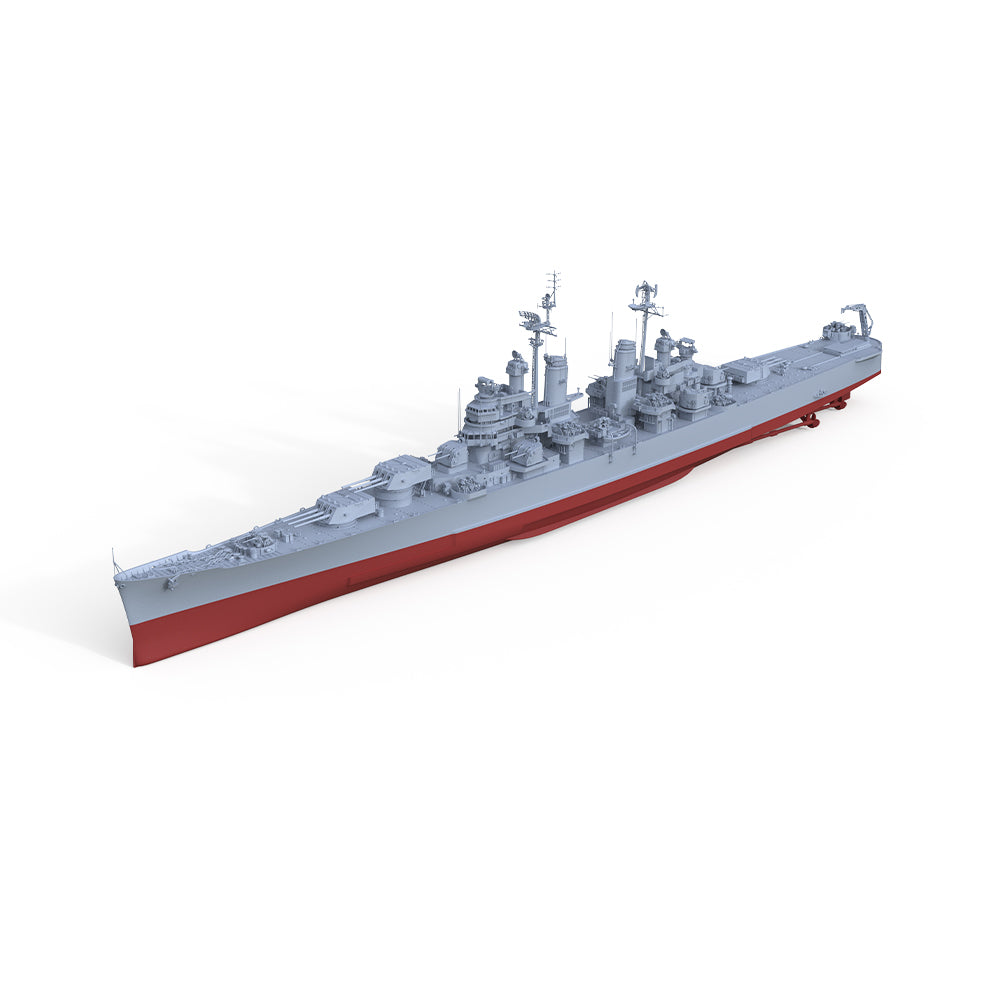 SSMODEL 557S Military Warship Model Kit US Navy Baltimore Class Pittsburgh Heavy Cruiser CA-72 1953