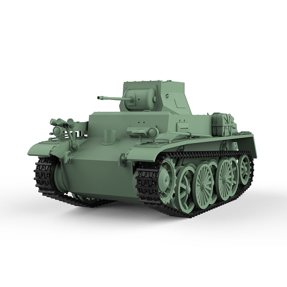 SSMODEL 707 Military Armoured Model Kit German Pz.Kpfw. I Ausf. C Light Tank — detail view 2