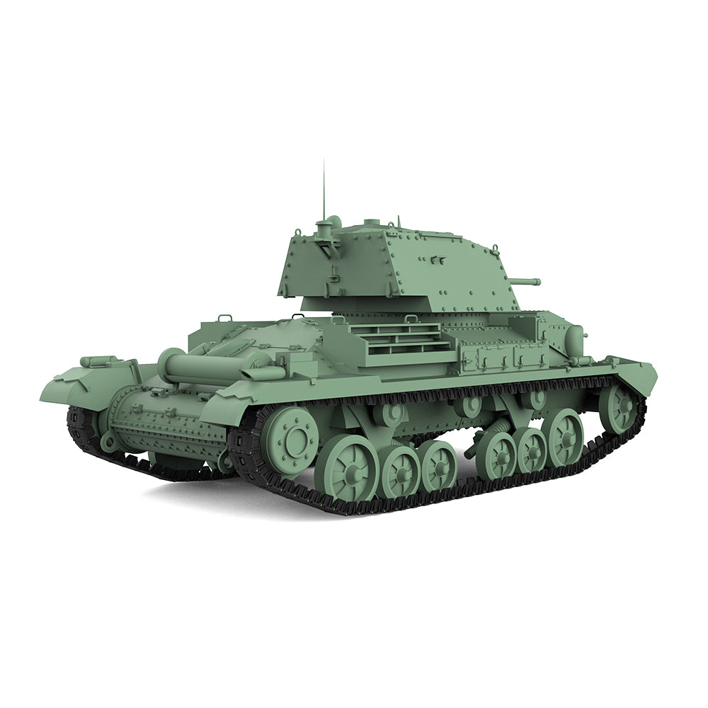 SSMODEL 561 Military Armoured Model Kit British A10 Cruiser MkII Light Tank — detail view 3