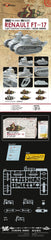 Flyhawk FH3000 1/72 Renault FT-17 Light Tank Cast Turret Plastic Model Kit