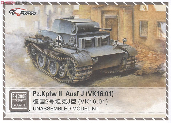 Flyhawk FH3005 1/72 Pz.Kpfw II Ausf J VK16.01 Plastic Model Kit