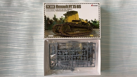 Flyhawk FH3009 1/72 Renault FT 75 BS Plastic Model Kit Secondary image