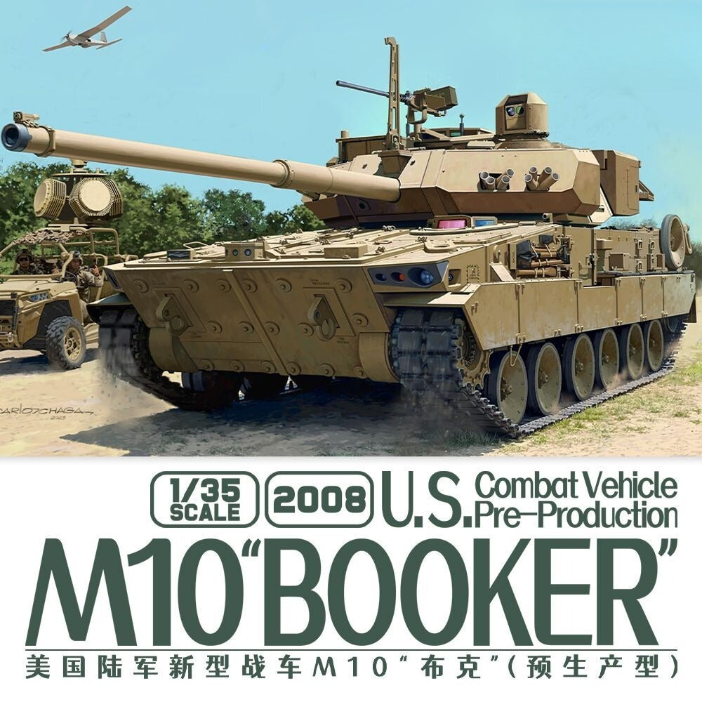 MAGIC FACTORY 2008 1/35 U.S. Combat Vehicle Pre-Production M10 "Booker" — scale model kit