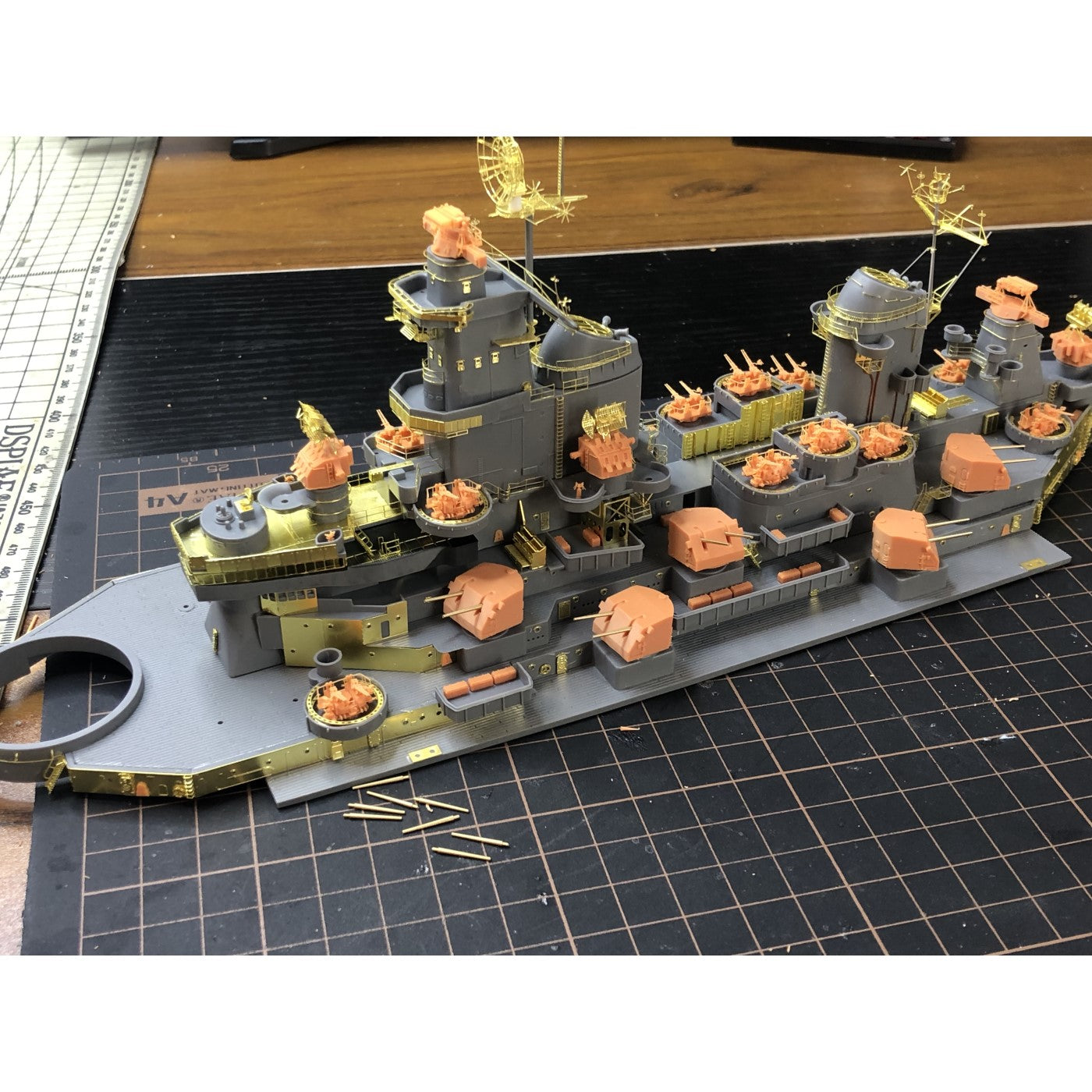 Yao's Studio 310 1/350(700) Model Upgrade Sets USN Missouri Battleship Secondary image