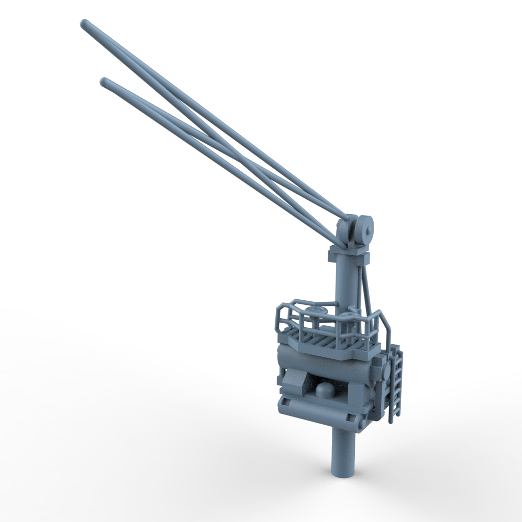 Yao's Studio LYCG353 Model Upgrade Parts German Navy Gantry Crane Main image