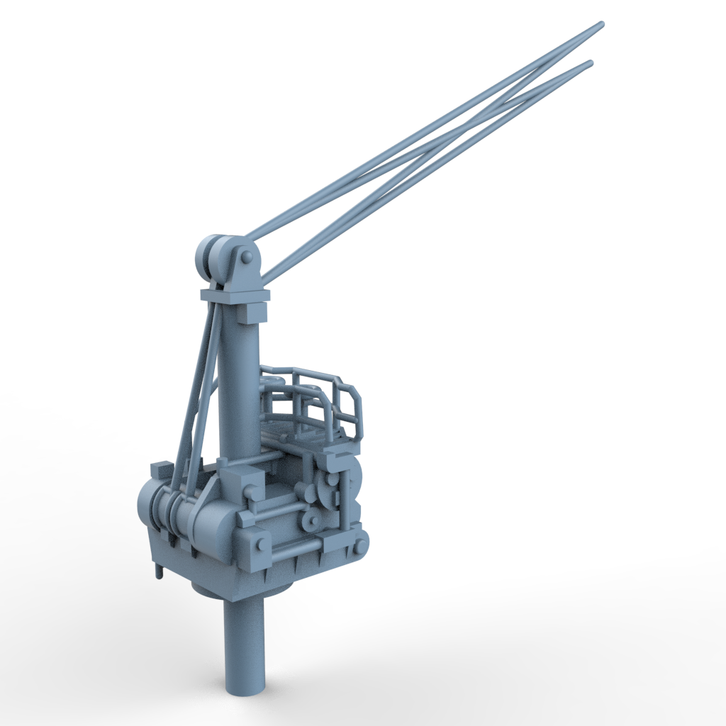 Yao's Studio LYCG353 Model Upgrade Parts German Navy Gantry Crane Secondary image