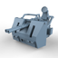 Yao's Studio LYCG380  Model Upgrade Parts Twin-mounted 40mm STAAG Mark II Anti-Aircraft Gun