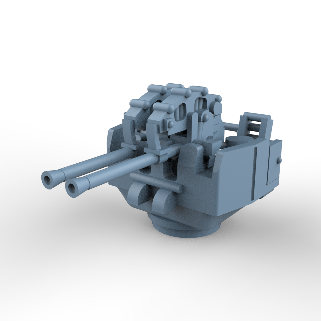 Yao's Studio LYCG395 Model Upgrade Parts Germany Twin-Mounted Breda Model 58 II 40mm Autocannon Secondary image