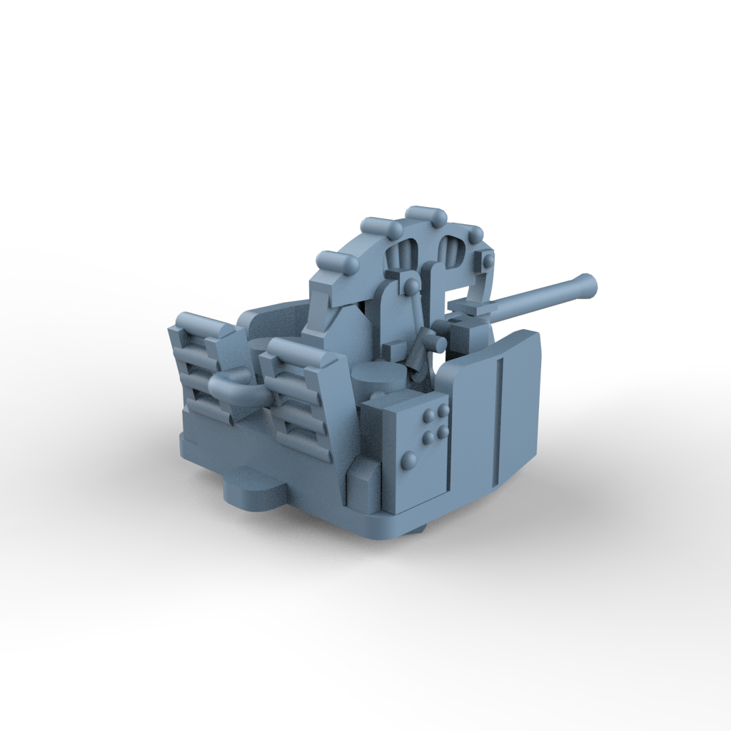 Yao's Studio LYCG396 Model Upgrade Parts Germany Single-Mounted Bofors Model 58 40mm Autocannon Main image