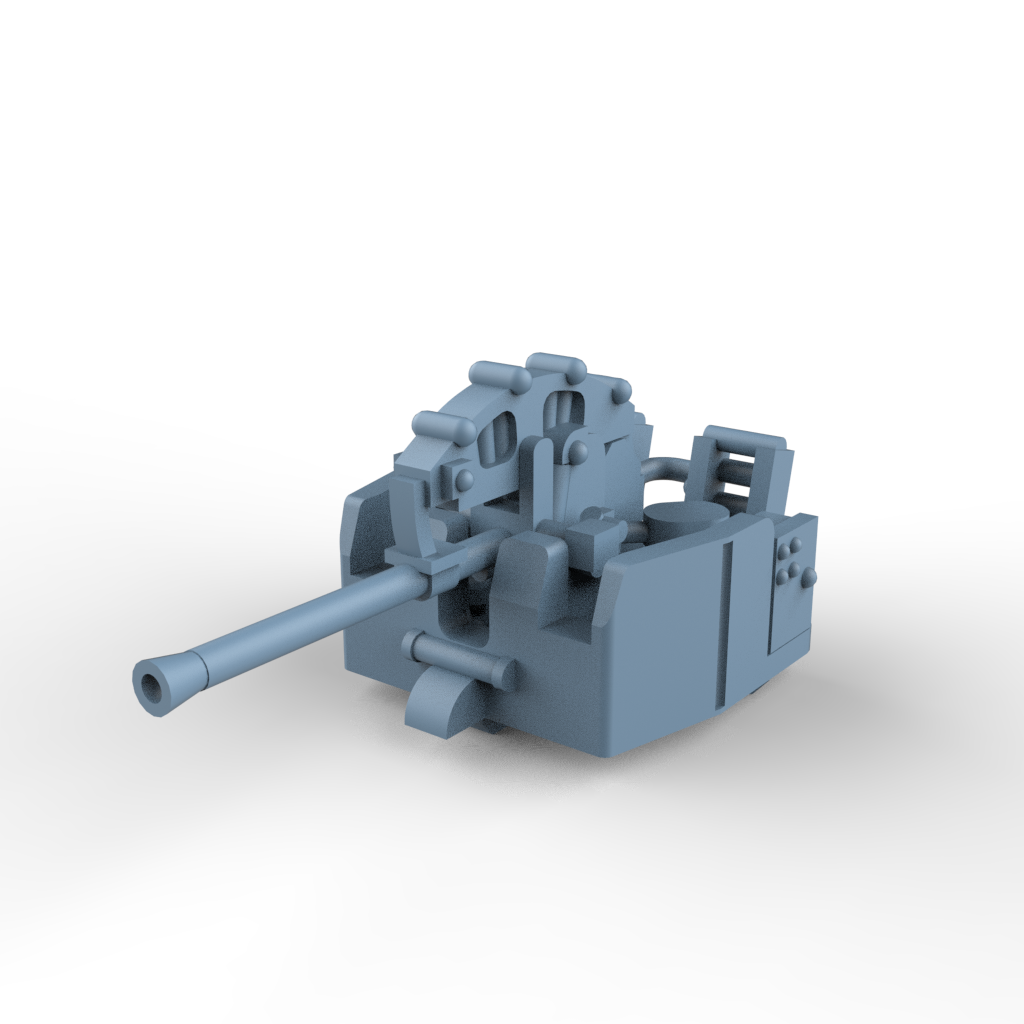 Yao's Studio LYCG396 Model Upgrade Parts Germany Single-Mounted Bofors Model 58 40mm Autocannon — detail view 2