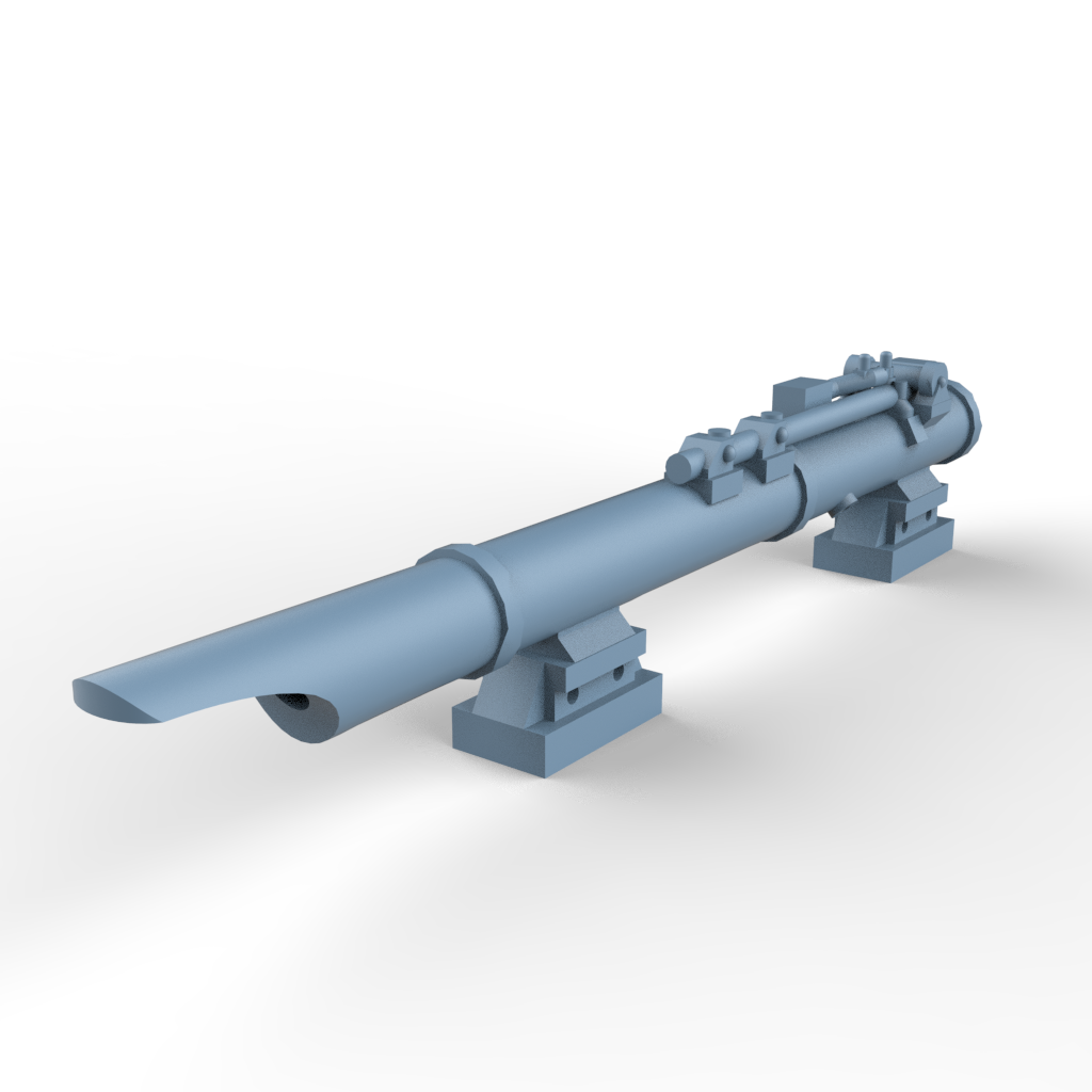 Yao's Studio LYCG397 Model Upgrade Parts Germany 533mm Torpedo Tube Main image