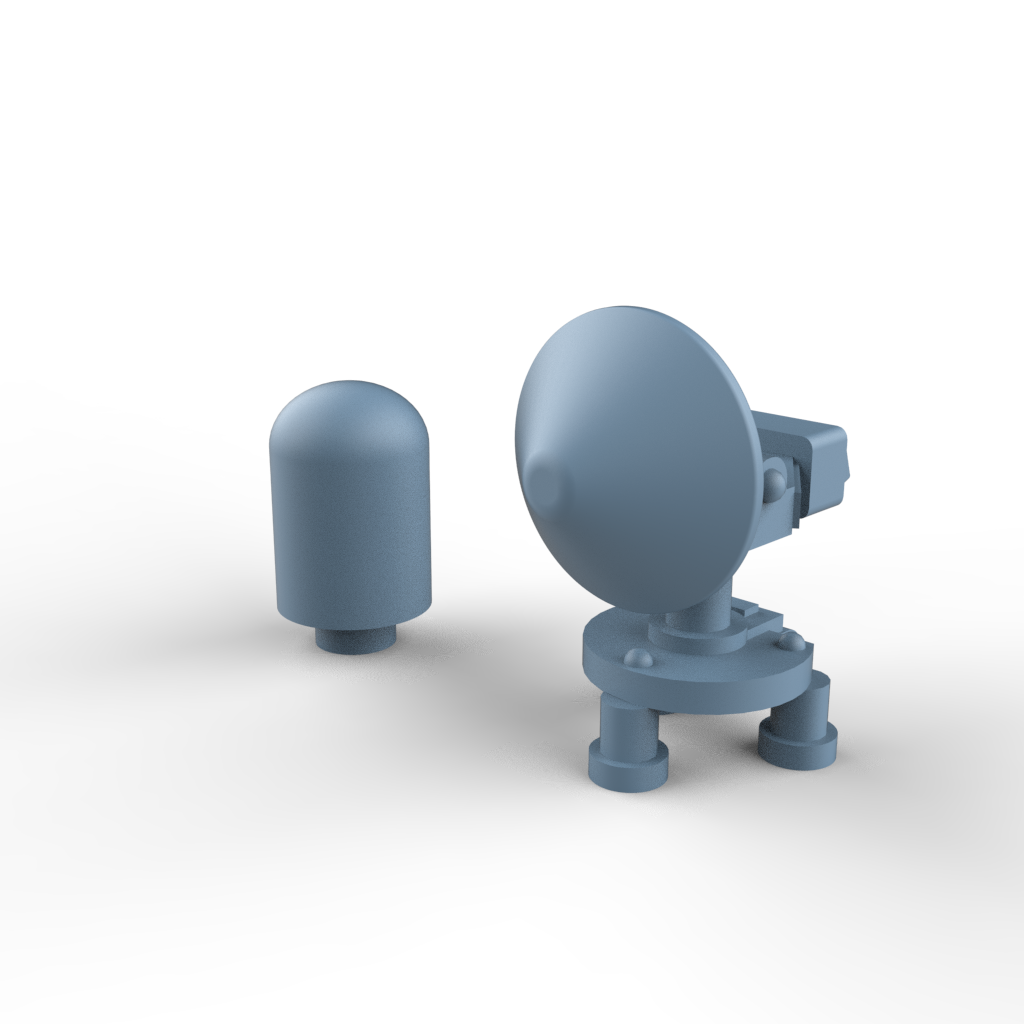 Yao's Studio LYCG399 Model Upgrade Parts Germany Target Indication Radar And Navigation Radar Main image