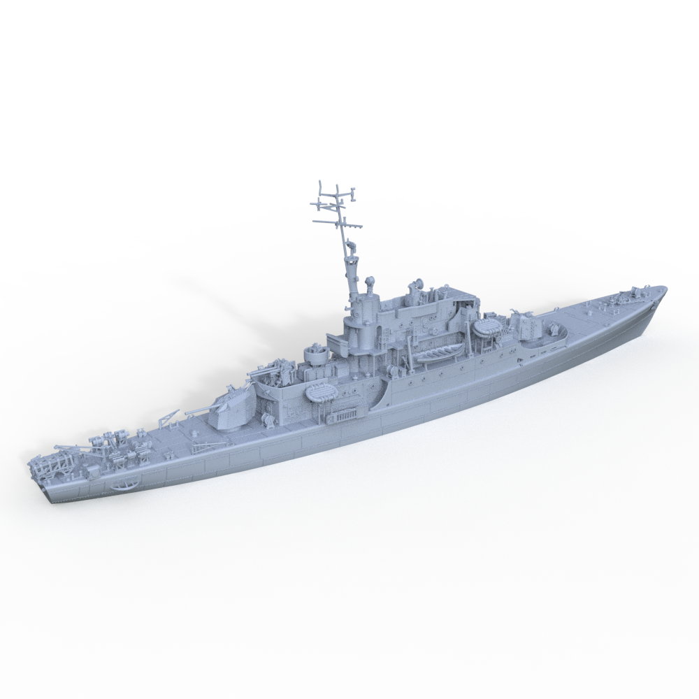 SSMODEL 622  Military Model Kit Italy Frigates Albatros-Class, Albatros F543 Water Line Secondary image