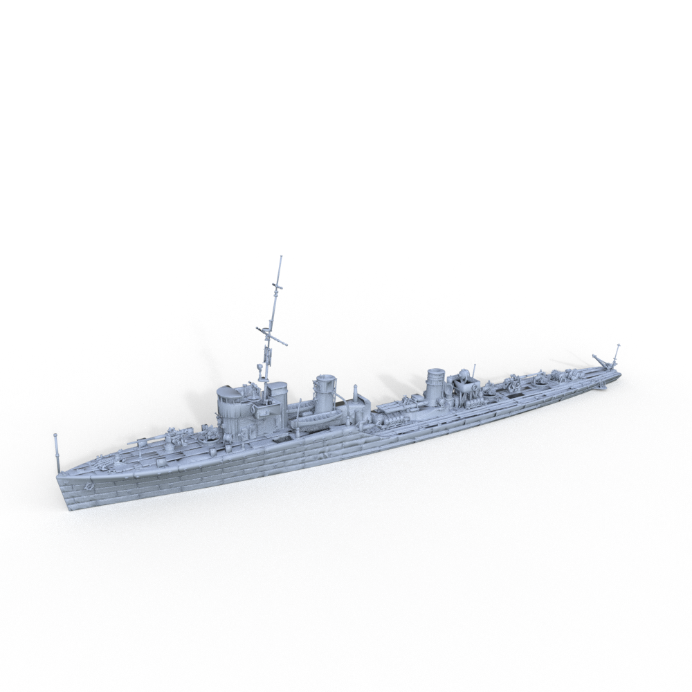 SSMODEL 624 Military Model Kit Soviet Uragan Class SKR Groza Frigate(Bottomless Version) Main image