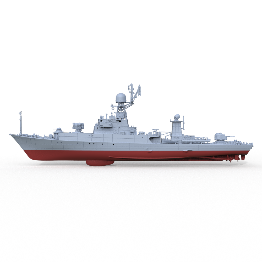 SSMODEL 625S Military Model Kit Soviet 1331M Small Anti-Submarine Vessel Full Hull — detail view 3