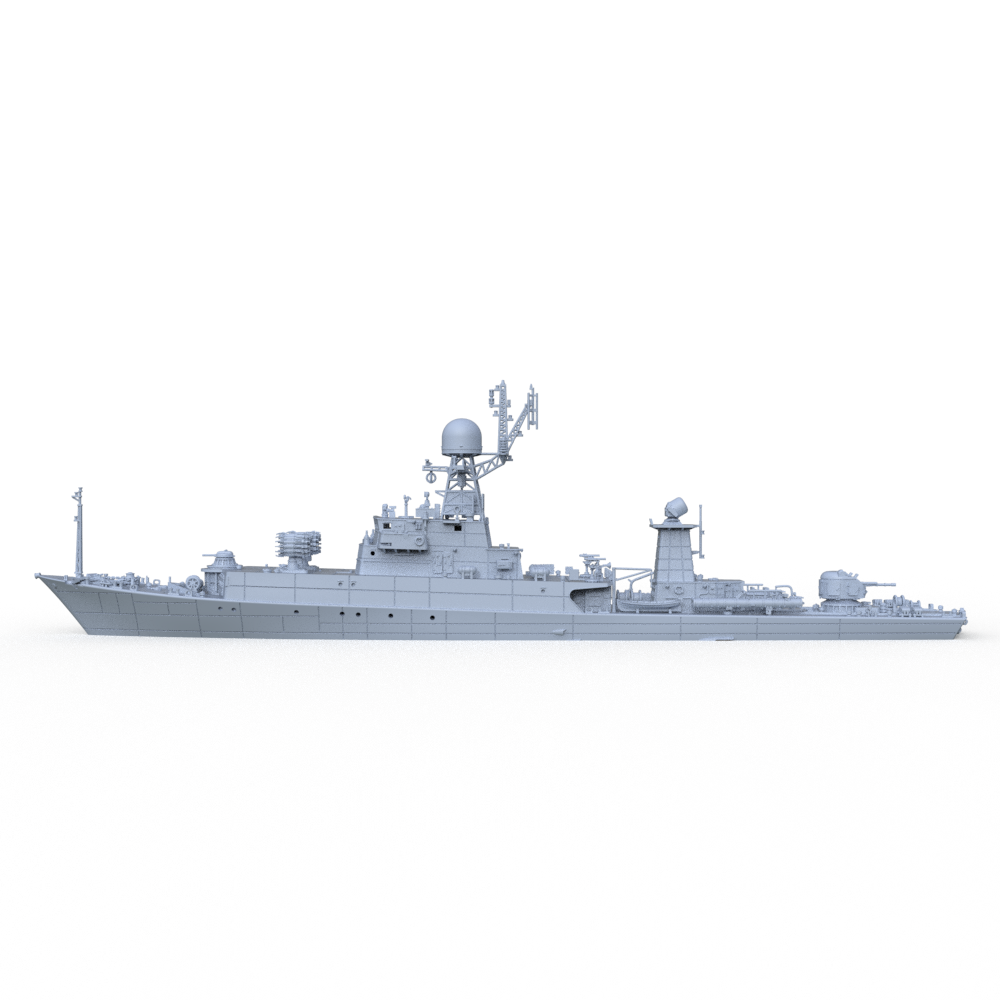 SSMODEL 625  Military Model Kit Soviet 1331M Small Anti-Submarine Vessel(Bottomless Version) — detail view 4