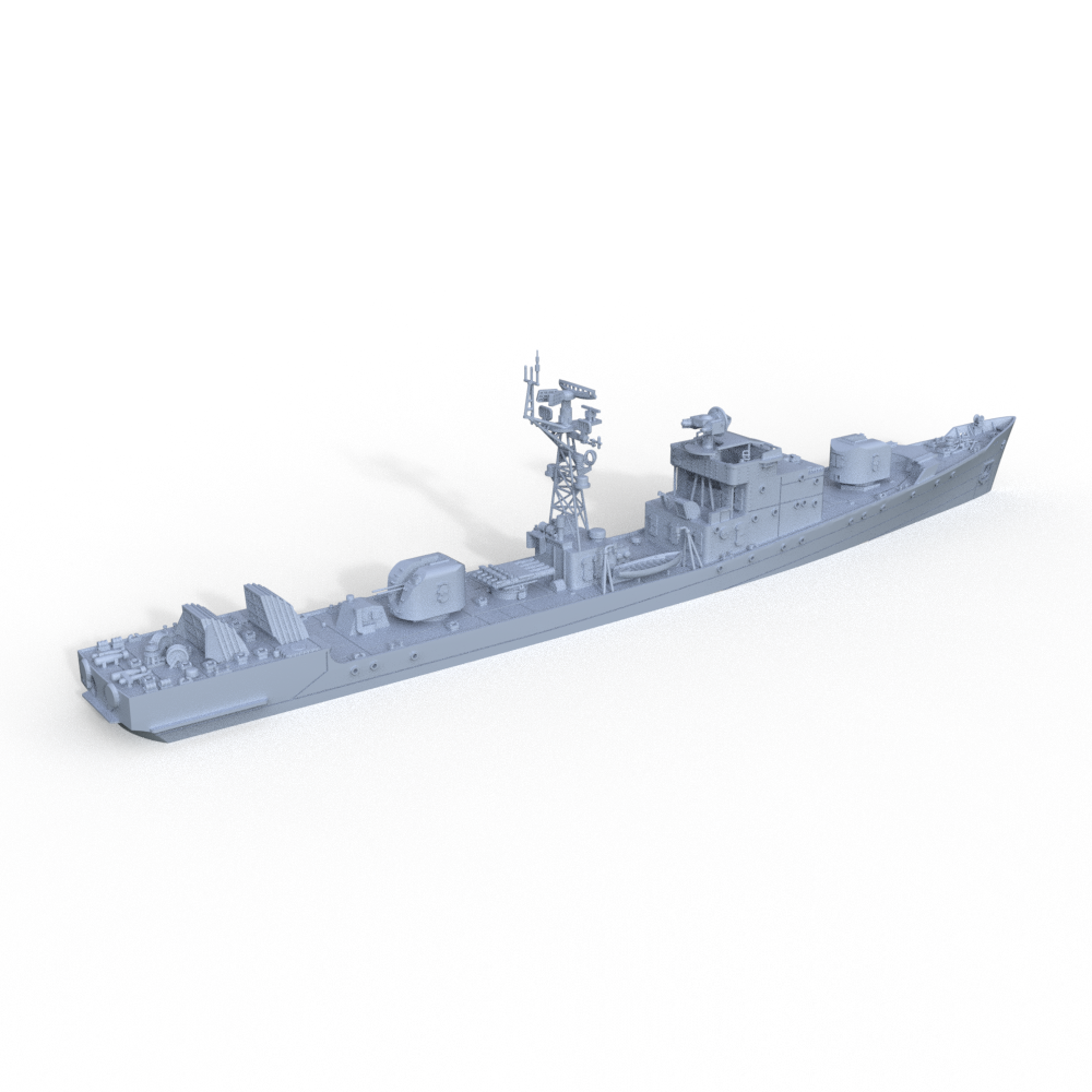 SSMODEL 627 Military Model Kit Soviet Mirka-Class I SKR-7 Frigate(Bott ...