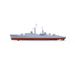SSMODEL 631S Military Model Kit British Leopard (F14) Class Frigate Full Hull