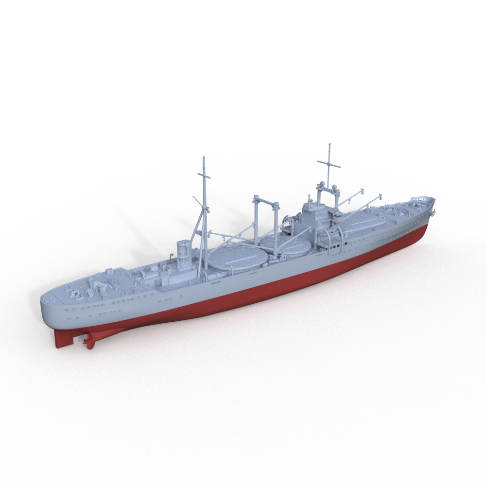 SSMODEL 724S Military Model Kit IJN Kashino Cargo Ship Full Hull — detail view 2