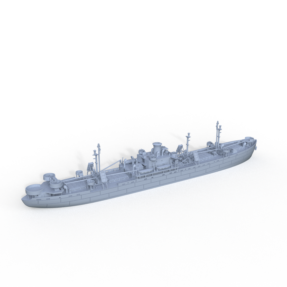 SSMODEL 725 Military Model Kit USN Cargo Liberty Ship(Bottomless Version) Main image