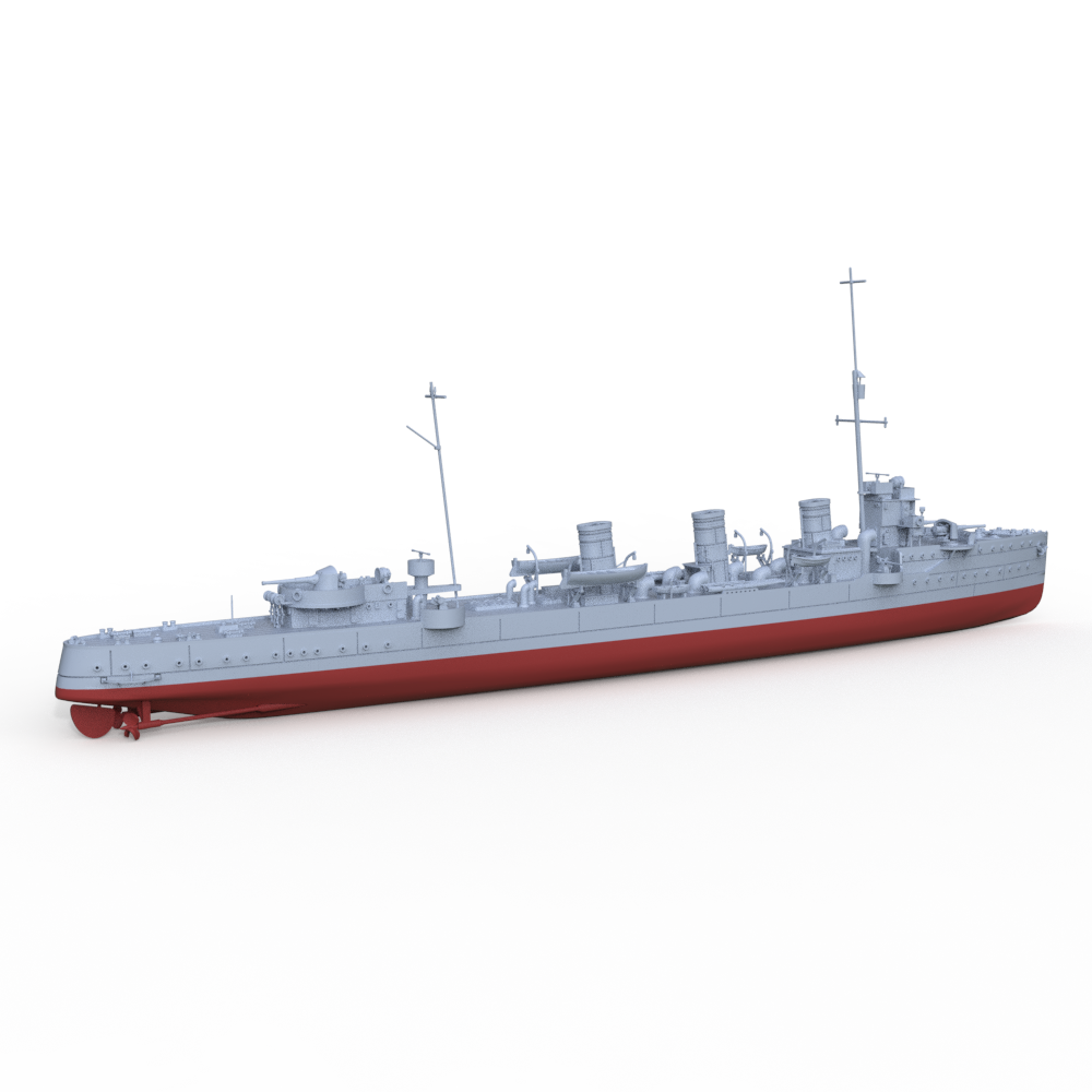 SSMODEL 731S Military Model Kit Italian Aquila Class Destroyer Aquila 1917 Full Hull Secondary image