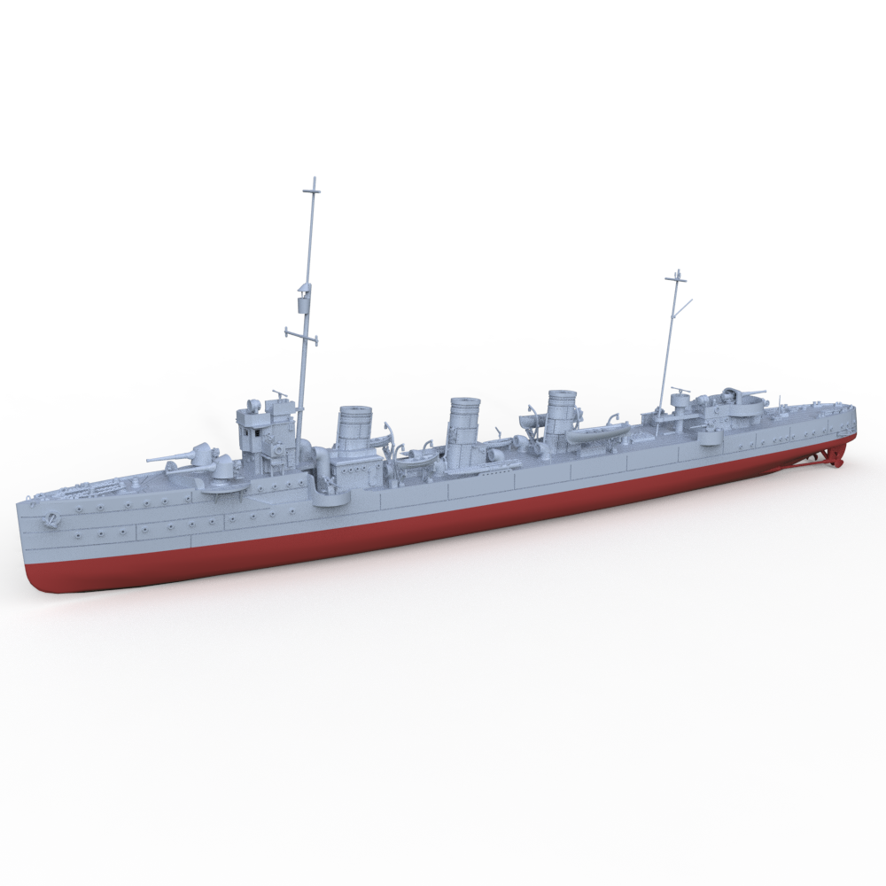 SSMODEL 731S Military Model Kit Italian Aquila Class Destroyer Aquila 1917 Full Hull Main image