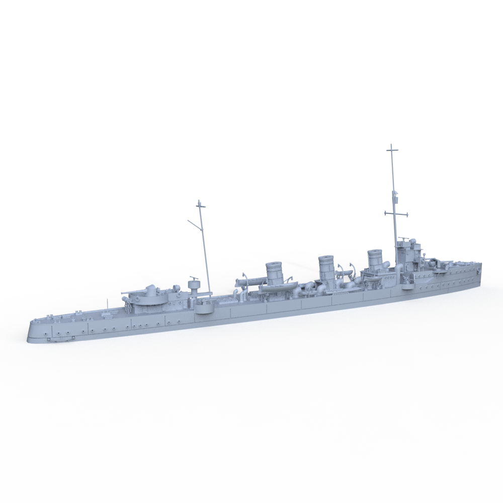 SSMODEL 731 Military Model Kit Italian Aquila Class Destroyer Aquila 1917(Bottomless Version) Secondary image