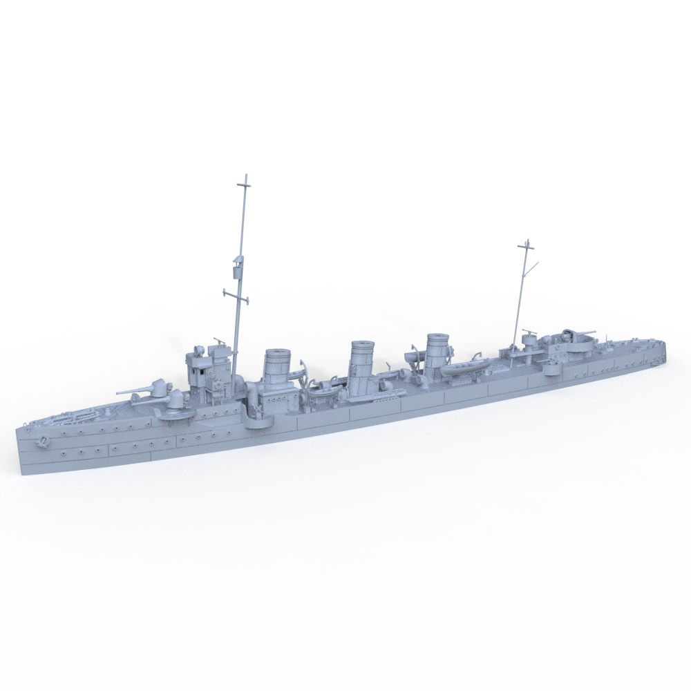 SSMODEL 731 Military Model Kit Italian Aquila Class Destroyer Aquila 1917(Bottomless Version) Main image