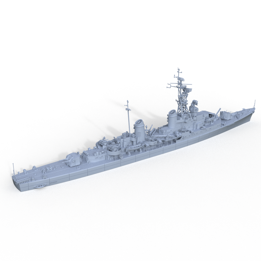 SSMODEL 734 Military Model Kit Italian Indomito Class Destroyer Impetuoso 1958(Bottomless Version) Secondary image