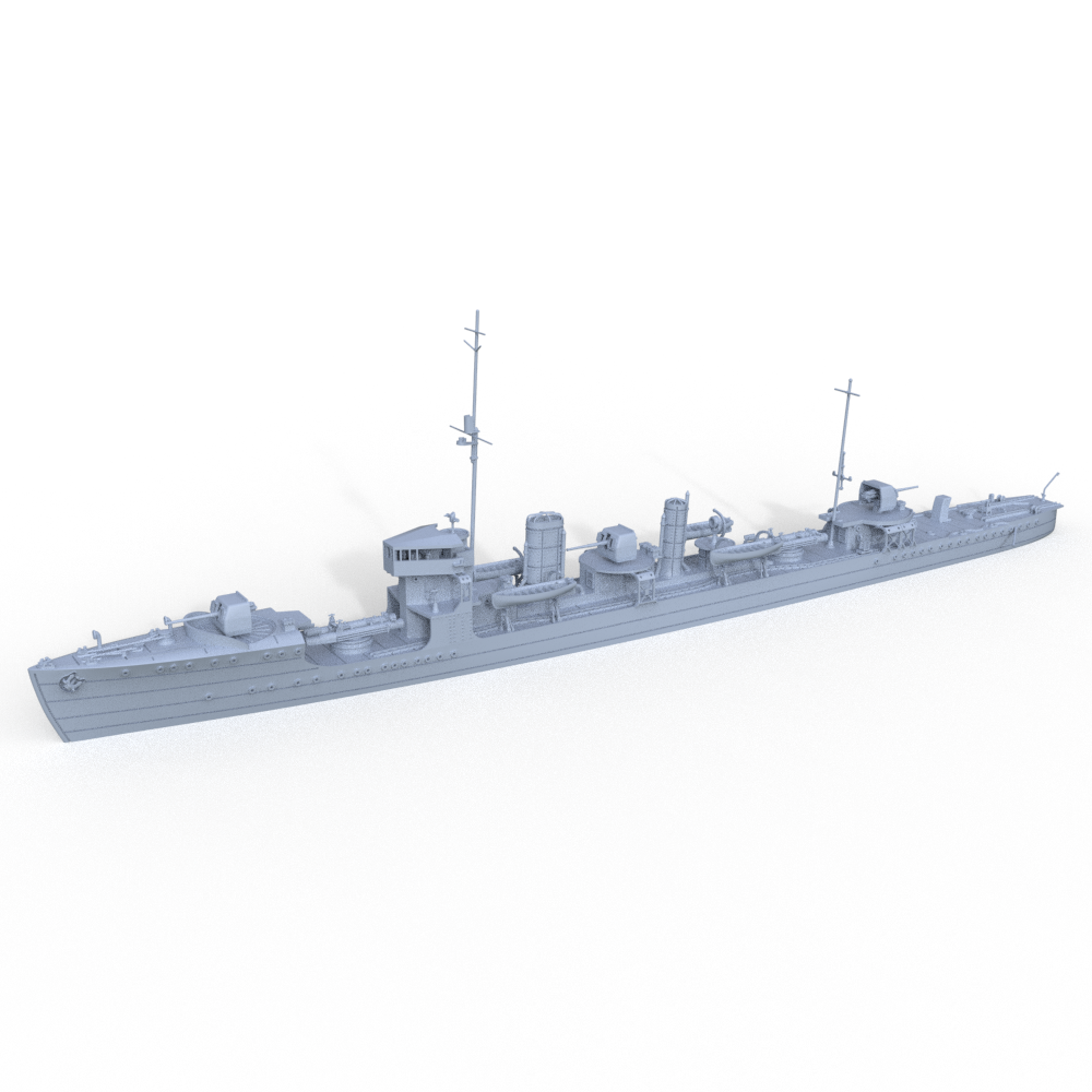 MRY-SFW 742 Military Model Kit Momi Class, IJN Destroyer Momi, 1930(Bottomless Version)